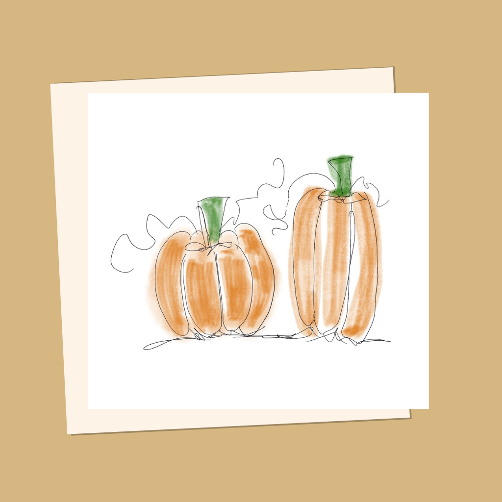 Pumpkin Greeting Card