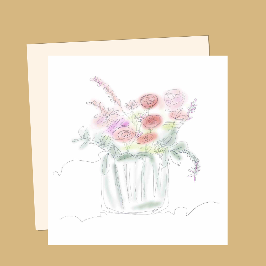 Flower Arrangement - Any Time Card