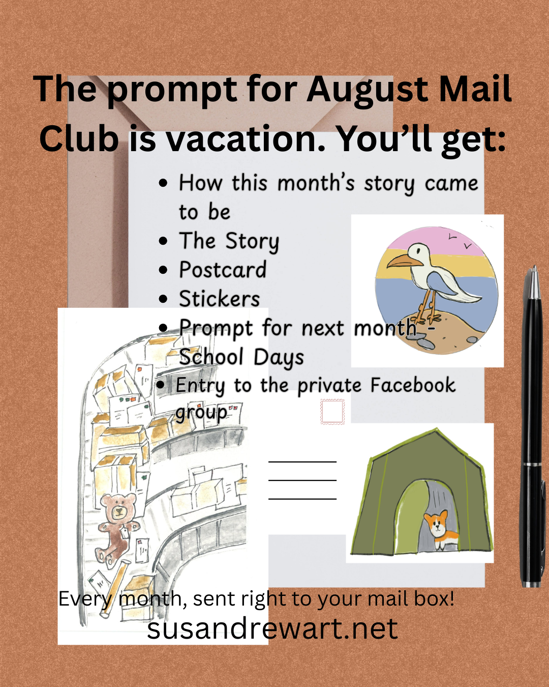August Mail Club