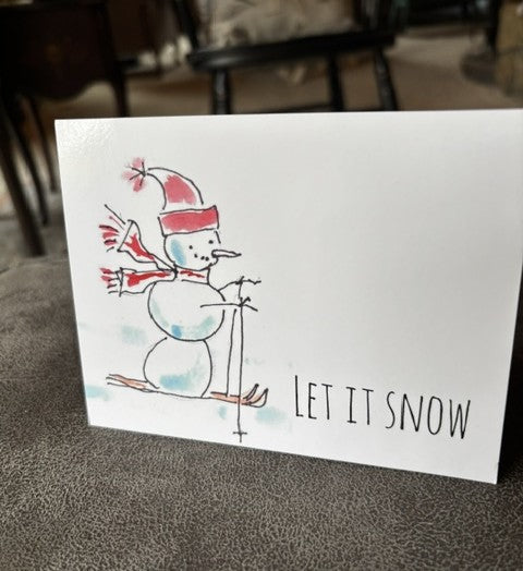 Let It Snow Postcard